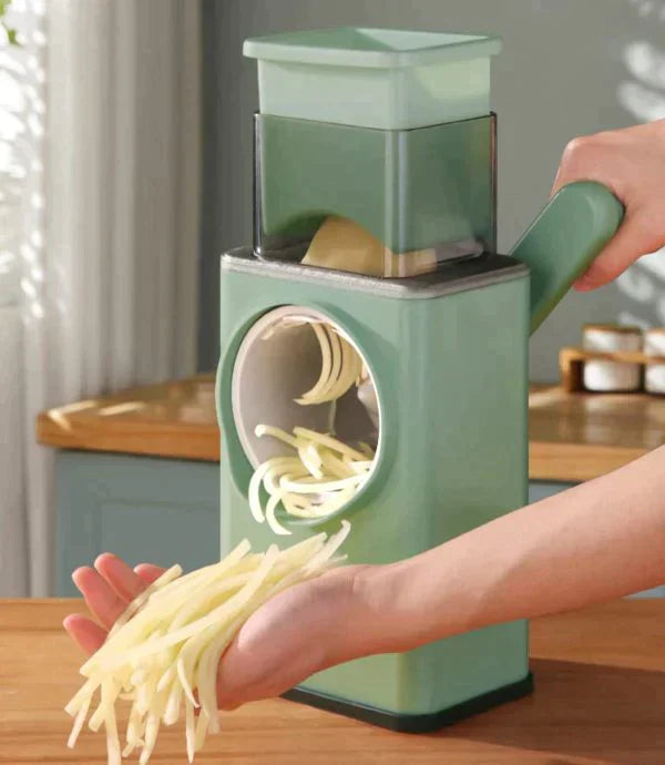 MULTIFUNCTIONAL MANUAL ROTARY CHEESE GRATER SHREDDER