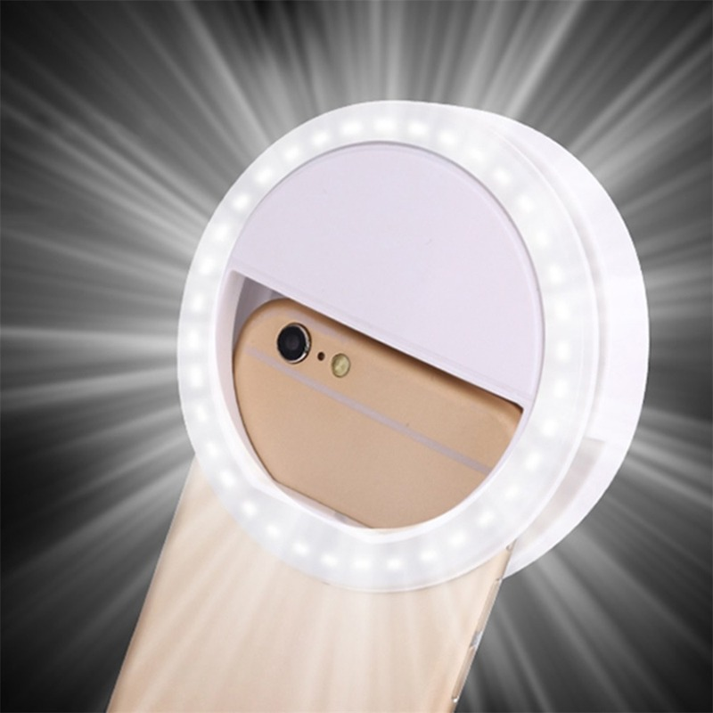 Selfie Ring Light With Led Camera Photography Flash Light