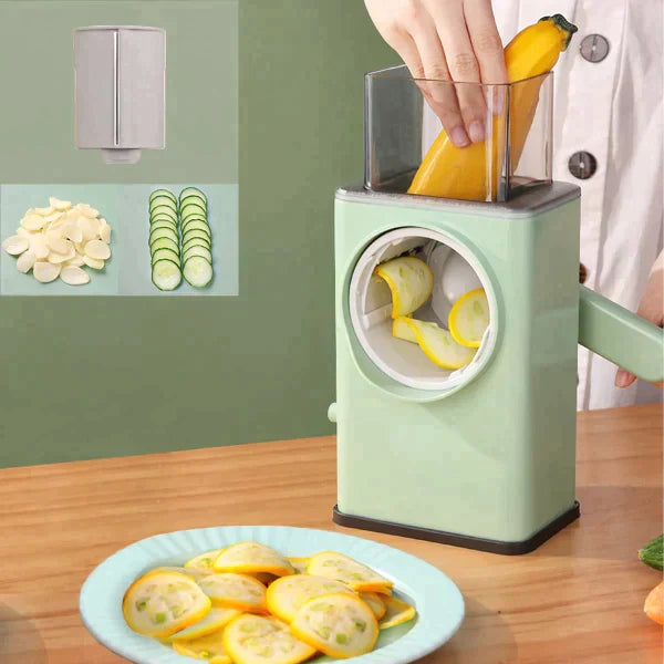 MULTIFUNCTIONAL MANUAL ROTARY CHEESE GRATER SHREDDER