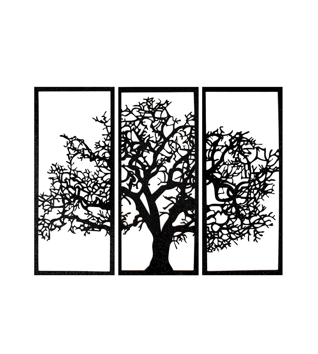 Wall Decor Tree in 3 panels 3 panel tree decor