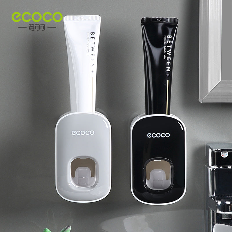 Automatic Toothpaste Dispenser & Toothbrush Holder