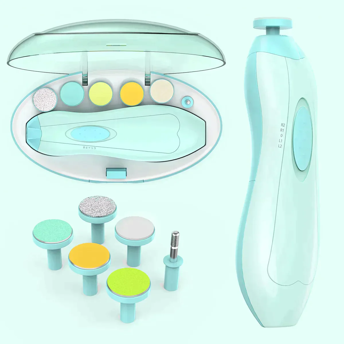 Baby Nail Clippers 20 In 1 By Royal Angels Baby | Safe Electric Baby Nail Trimmer BABY & TOYS Mstore4u 