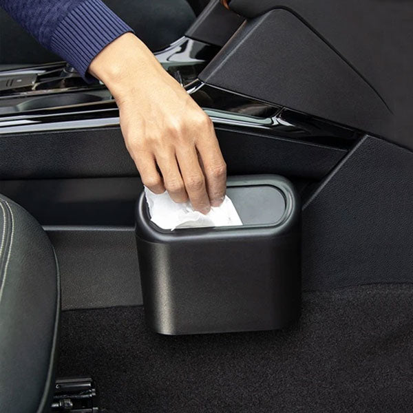 Car Dustbin With Hanging Clip Garbage Dust Case Storage Box