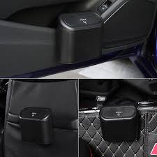 Car Dustbin With Hanging Clip Garbage Dust Case Storage Box