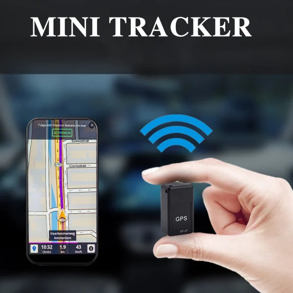 Mini Magnetic GPS Tracker - Real Time Tracking / Live Audio Monitoring