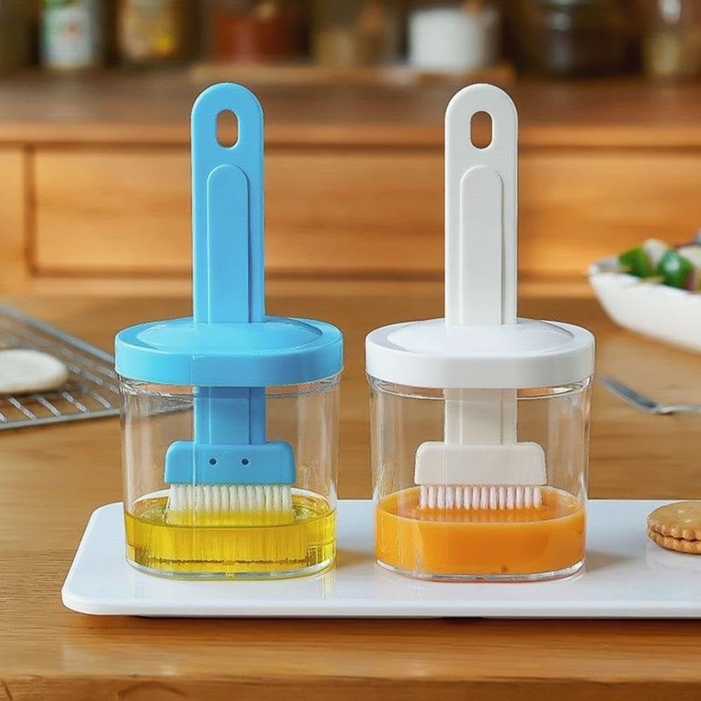 Plastic Oil Bottle Seasoning Dispenser With Silicone Rubber