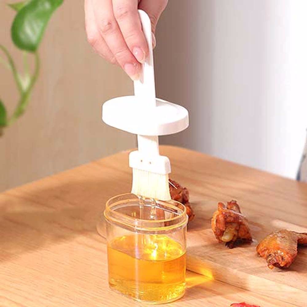 Plastic Oil Bottle Seasoning Dispenser With Silicone Rubber