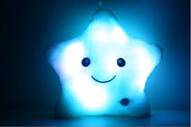 Twinkle in the Night: Luminous Star Pillow